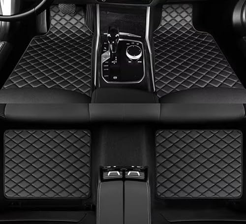 CUBRXEBAT Tappetini Auto per Omoda 7 2026, Set Completo 4 Pezzi in Pelle di Lusso, Tappeti per Auto Impermeabili e Antiscivolo, Protezione Interno,B