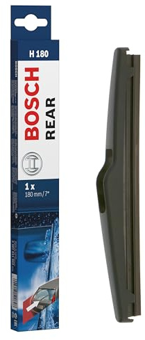 Bosch Scheibenwischer Rear H180, Länge: 180mm – Scheibenwischer für Heckscheibe | Kompatibel mit: SMART FORTWO Coupe