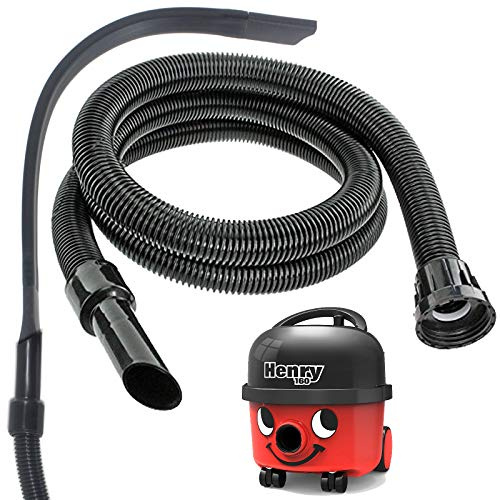 SPARES2GO 2.5m Hose + Extra Long Flexible Crevice Tool for Numatic Henry HVR200 HVC200 HVX200 Vacuum Cleaner