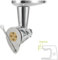 Kenwood KAX92.A0ME Accessorio Torchio Pasta per Impastatrice Planetaria, Torchio estrusore tagliapasta in acciaio inox, facilmente smontabile per agevolare la pulizia, compatibile e adattabile