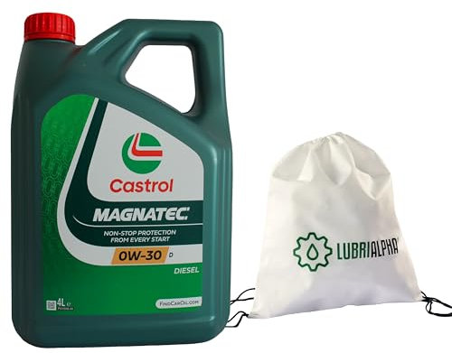 Huiles moteur 0w30 voiture essence diesel lubrifiant Castrol Magnatec Stop Start 0w30 D avec porte-clés tire-bouchon 2x4lt