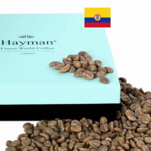 Hayman, 100% Colombia Manos Juntas, Green Coffee Beans, 454g | Unroasted Colombian Beans To Roast With Coffee Roaster Machine