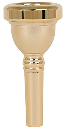 Yessetry Posaune Mundstück 6 1/2 (6 und eine Hälfte) AL Mundstück, für feine Tenorposaune Mundstück Fingertrainer Gold