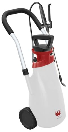 PHOENIX - Pulverisateur électrique de Jardin sur Roue Roller Sprayer, Pulverisateur Jardin avec Tuyau de 3m pour Une Pulvérisation sans Effort, pulvérisateur à Batterie, Autonome, Portable et Léger