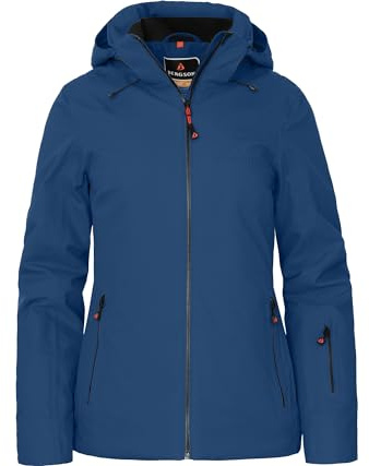 Bergson RANUA | Damen Skijacke & Winterjacke - Funktionelle Damen Skijacke & Winterjacke mit Supra-Tex 20.000 Membran, Normalgrößen, 100% wasserdicht (20.000 mm Wassersäule) & verschweißte Nähte, Win