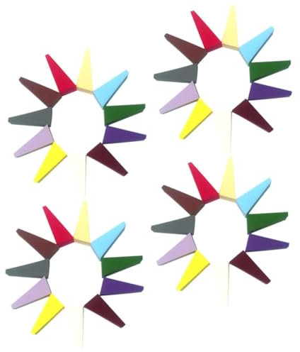 Baluue Lot de 50 Éponges de Maquillage Triangulaires sans Latex Utilisation Sèche et Humide Cosmétiques pour Visage Fournitures de Maquillage Voyages