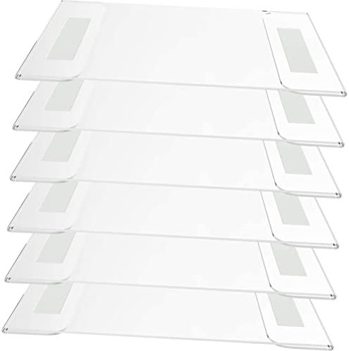 DOITOOL 6stücke Transparente Tischaufsteller Aus Acryl Stabiler Dokumenten Preisaufsteller Für Restaurants Einzelhandel Schulen Und Veranstaltungen