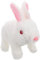 Milisten Electric Interactive Bunny Plush Toy for Boy Girl Light up Eyes Jumping Stuffed Animal Safe and Fun Plush Pet for Animal Lovers Great for Boy Girl