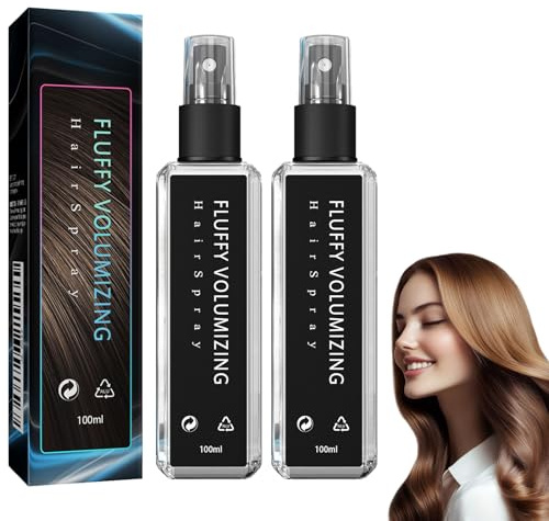Sofortiges Haarverdichtungsspray mit natürlichem Pflanzenprotein, flauschiges Volumen-Haarspray, kräftiges Haarverdichtungsspray, Peptid-Volumenspray, nährendes Haar – weich und ölkontrollierend (2)