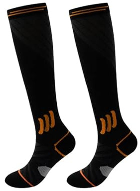 kompressionsstrümpfe Sommer Fitness Übung Druck Socken Massage Stil Springseil Yoga Kalb Laufen Schützende Muscle Kompression Strumpf(Color 1,M)