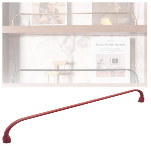 Binario decorativo da parete in lega di alluminio, rotondo, con montaggio laterale, ringhiera di sicurezza per mensole e armadi, lunghezza 70 cm, robusti pali per recinzione per la decorazione