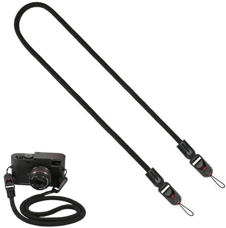 Cinghia per Fotocamera con Sgancio Rapido, Tracolla Macchina Fotografica in Cotone da 95cm Camera strap per Collo e Spalla, Universale per Reflex, Mirrorless e Compatte
