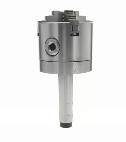 Mandril de torno de 3 mordazas de 125 mm con adaptador de mandril MT2 - Brida cónica de alta dureza for torno K11-125