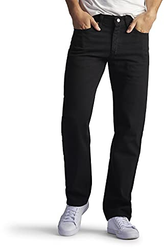 Lee Herren Jeans Legendary Regular, Straight Fit, Straight Leg,DOUBLE BLACK,33W / 30L