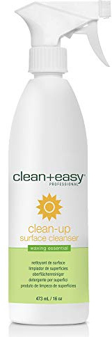 Clean + Easy Clean-Up Surface Wax Cleanser - Wax Remover Pre-Wax Spray for Spills & Residue, Oil and Grease From Warmer, 16 Oz