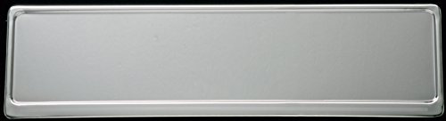 S SUMEX Placa Base Matrícula Inoxidable Tamaño Europeo Terminación Pulida y Elegante Protección y Soporte Firme para la Matrícula
