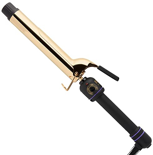 HOT TOOLS Pro Artist 24K Gold Extra Long Curling Iron/Wand | Long Lasting Defined Curls, (1-1/4 in)
