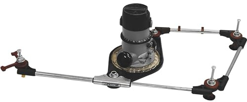 Milescraft 1221 Pantograph PRO - Sistema completo de enrutamiento de trazado para letreros de madera hechos a medida, color negro