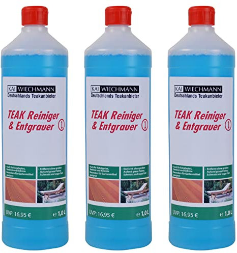 Teak Entgrauer 3 Liter entfernt graue Patina Schmutz und Fett