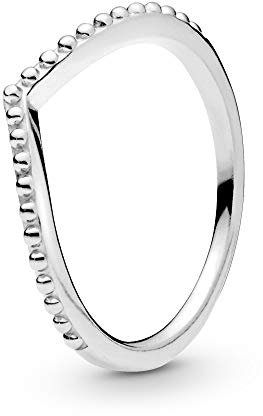 PANDORA Metallperlen Wishbone-Ring Sterling Silber 196315-56