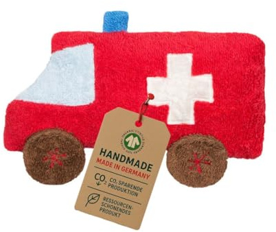 Efie Dinkel-Bio-Wärmekissen Auto/Ambulanz, kontrolliert biologischer Anbau (organic), Made in Germany, GOTS zertifiziert