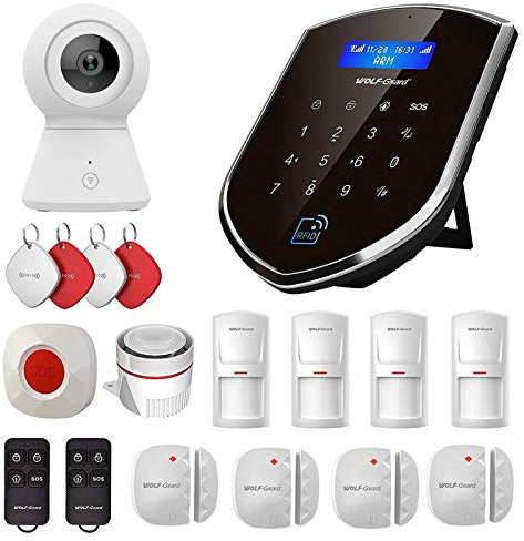 Wolf-Guard WT4R Home Security System Camera Smartlife APP Control,WiFi+4g
