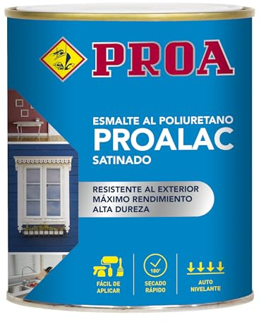 Vernis Laque polyuréthane Proalac. Vert Prado Ral 6001. 250 ml. Peignez vos meubles de cuisine, radiateurs, bois ou métaux avec la plus haute qualité. Convient pour l'intérieur et l'extérieur. Proa.