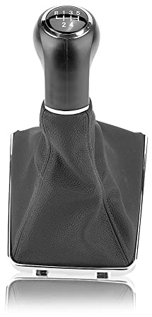 Gorgeri 5 Gang Car Schaltknauf Gaiter Schaltknaufmanschette Car Gear Schaltknauf Gearstick Gaiter Boot Kit für GTC 05-10(5 Gang)