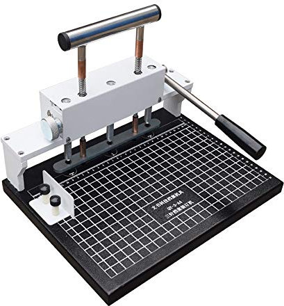 CGOLDENWALL Perforatrice robuste à 3 trous de 4 mm de diamètre pour couverture/dossier/documents de bureau