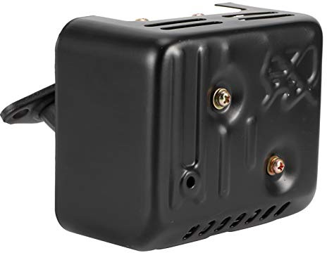Conjunto de silenciador de escape con tubo de escape y junta, conjunto de silenciador de escape de repuesto para accesorio de motor de gasolina de 2KW/3kw/168F/170F