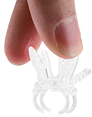 HERCHR 100 Stücke Orchideen Clip, Kunststoff Pflanze Clips, Blumenklammern Klein Pflanzenclips Pflanzenklammern Kunststoff Zum Stützen Von Pflanzen, Groww Aufrecht Orchidee
