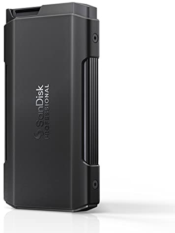 SanDisk PROFESSIONAL PRO-BLADE TRANSPORT 2 TB (mobile Premium-SSD für schnelle, modulare Workflows, USB 3.2 Gen 2x2, 2.000 MB/s Lesen/Schreiben)
