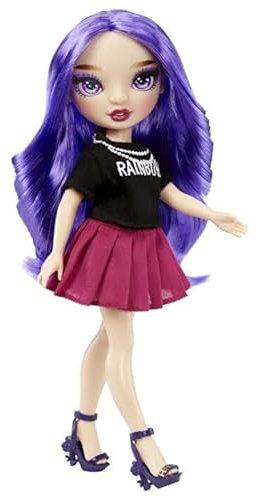 Rainbow High EMI Vanda Puppe, Violett, Mix & Match Kleidung und Haarbürste, inspiriert Stil und Kreativität, Alter: ab 6 Jahren