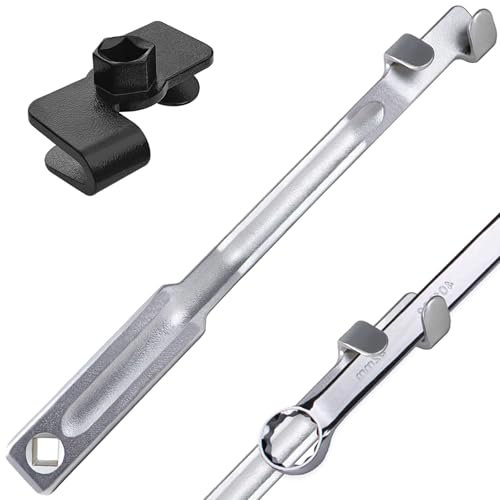 Wrench Extender Tool Bar, Universal Wrench Extension Tool Adaptor for Hard to Reach Areas, Extra Long 13.4Inch Torque Adaptor Wrenches Extension for Mechanics and Automotive Repairs with 1/2 Inch Hole