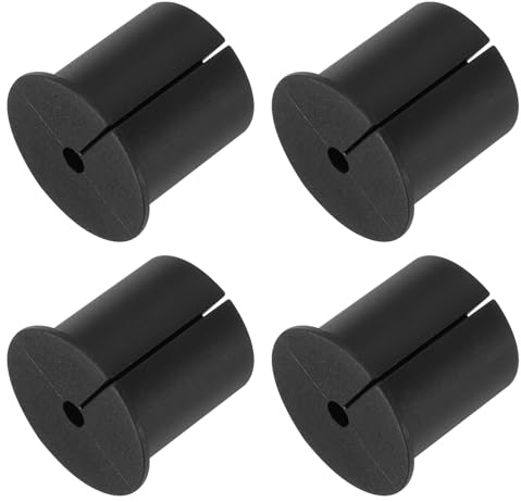 QUARKZMAN 2 Piezas de Pasacables de Pared de 3/4 de Pulgada con 7mm, Silicona Negra 24