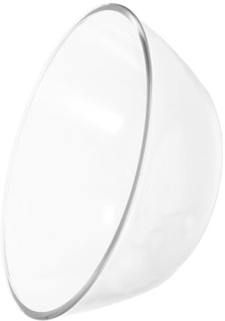 ABOOFAN Glass Mixing Bowl 4700ml Large Salad Bowl Multi-Purpose Glass Kitchen Basin for Baking Porridge and Egg Mixing Suitable for Home and Party