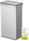 EKO NOVA - Pattumiera da 80 l con sensore, pattumiera automatica, con sensore di movimento, rettangolare, coperchio morbido, resistente alle impronte digitali, in acciaio inox opaco