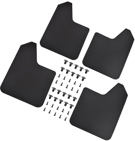 Confezione da 4 parafanghi anteriori e posteriori ad alta resistenza all'usura, parti esterne per auto, camion, pickup, SUV, design regolabile