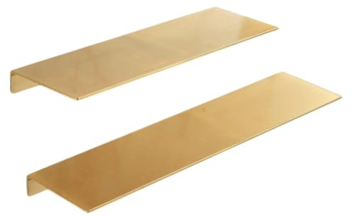 Yardenfun 2stücke Goldregal Für Wand Schwebendes Badezimmer-wandregal Wandmontiertes Lagerregal Badezimmerregal Aufbewahrungshalter Ohne Bohren Einfach Zu Montieren Für Dusche Und Bad