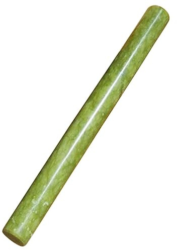 TOGEVAL Mattarello di Marmo per Gnocchi e Biscotti, 26 Cm, Superficie Liscia Antincollante, Resistente e Facile da Pulire, per Pizza, Pasta e Ragazzo Ragazza Colore Casuale