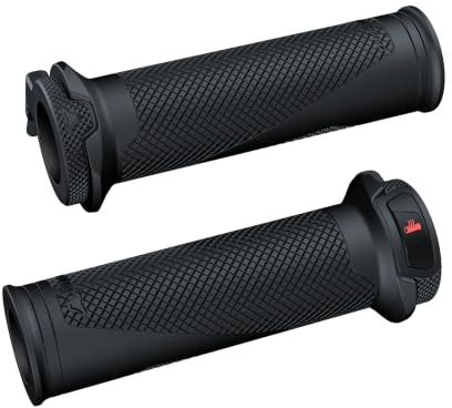 Manopole Riscaldate Moto Macna 8718913153622 – Compatibili Manubrio 22 mm – 4 Livelli di Riscaldamento – Antiscivolo e Impermeabili
