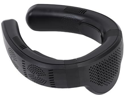Phefop Ventilatore Portatile da Collo, Ventola Indossabile per Raffreddamento e Riscaldamento a Semiconduttore con 3 velocità per l'uso in Spiaggia (#2)