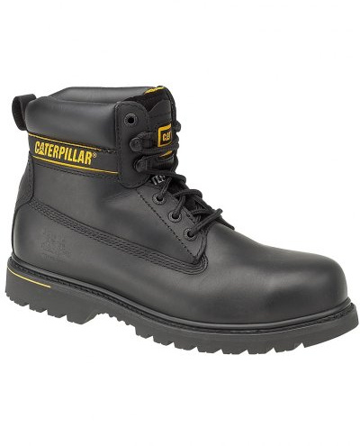 CAT HOLTON SB P708026-BLACK Sicherheitsstiefel S3, HOLTON S3, Arbeitssicherheitsstiefel mit Stahlkappe Herren, schwarz, Gr. 40