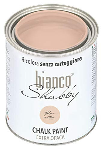 CHALK PAINT Rosa Antico per Mobili e Pareti - Pittura Shabby Chic Vintage EXTRA OPACA (1 Litro)