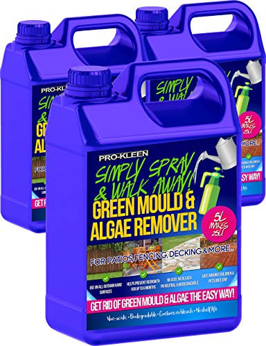 5 Litres - Simply Spray & Walk Away Concentrate Patio - Fencing - Decking - Green Mould and Algae Remover Killer (15L Simply Spray)