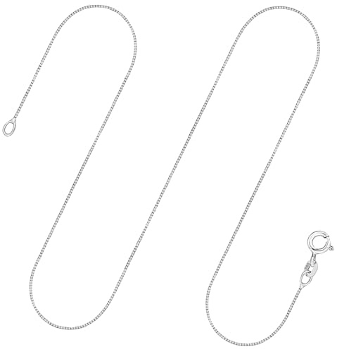 EDELIND Goldkette Damen 585 Echtgold - Venezianerkette 0.6mm auch 375, 750 Weißgold - mit Geschenkbox