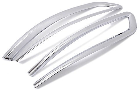 Kadore Nebelschlussleuchte für Skoda Kodiaq 2016 2017 2018 ABS Chrom 2 Stück/Set