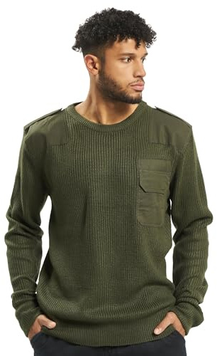 Brandit BW-Pullover - Rundhals, Oliv, Gr.- 4XL/62