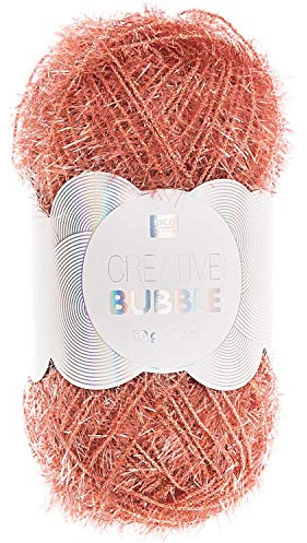 Rico Design Spülschwammgarn Creative Bubble Lehm - Rosa, 90 Meter, Polyester, 54 Gramm