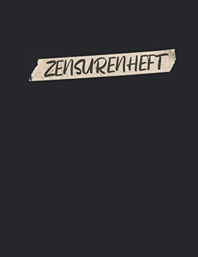 Zensurenheft: Ein simples Notenheft für Lehrer | Genügend Platz für die Benotung in 20 Fächern mit je 34 Schülern
